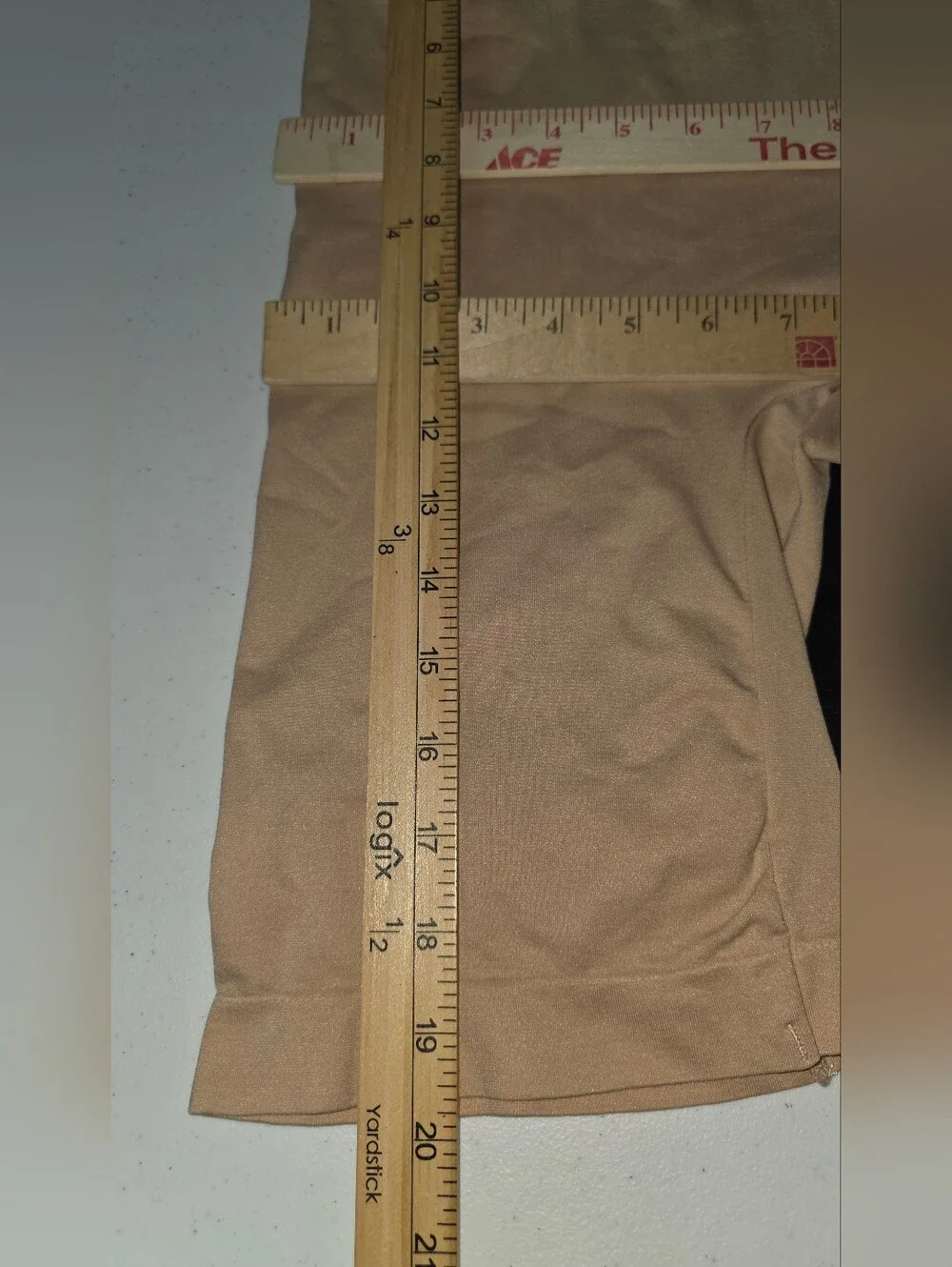 BCBGMaxAzria Seamless Slip Shorts 2 Pack Beige & Black Sz 2X Everyday Layering